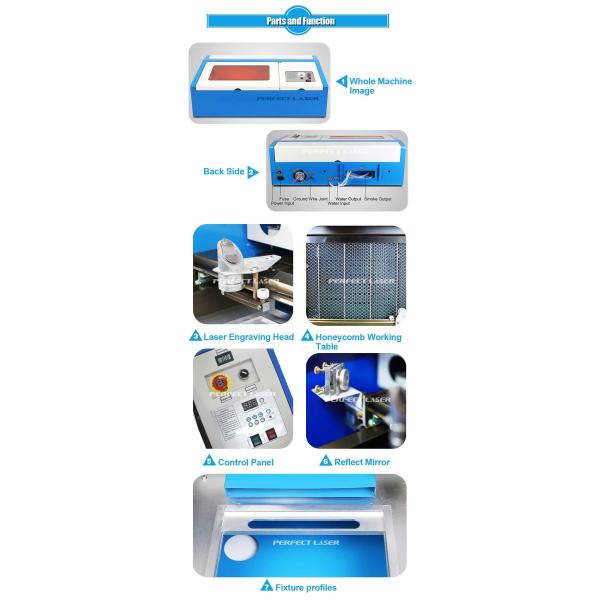 Desktop Stamp CO2 Laser Engraving Machine With Automatic Control System