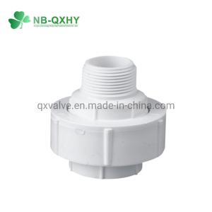 90°Tee PVC Pipe Fitting Male Coupling Adaptor for Water System in Round Head