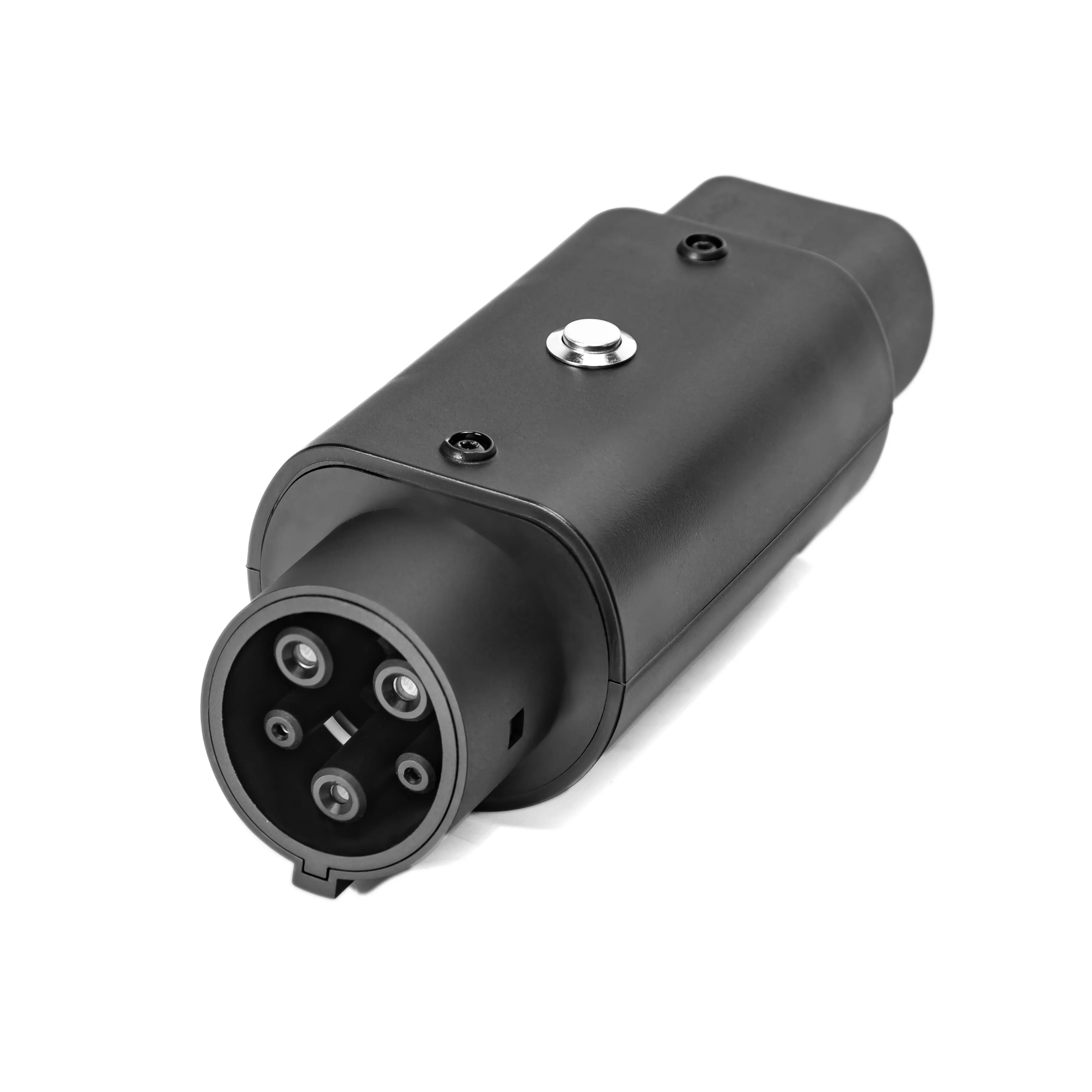 Quality 16A/32A Type1 to Type2 EV Charger Socket Plug EV Adapter Compatible With Tesla Model S X 3 Charger for sale