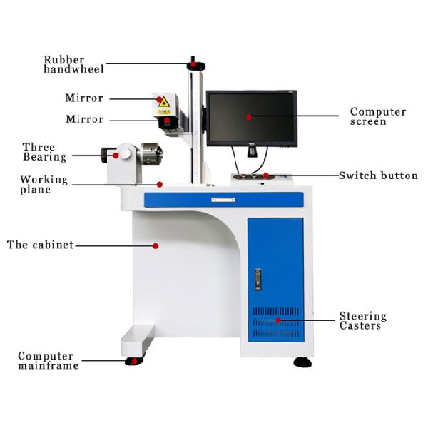 Metal Fiber Laser Marking Machine HXT-20W Jewelry Laser Marking Industrial Line Laser