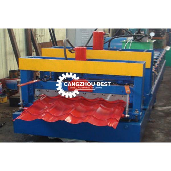 Buy PLC 3p 0.7mm Roofing Tile Roll Forming Machine at wholesale prices