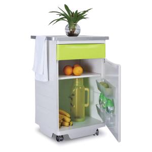 Detachable ABS Adjustable 2160MM Hospital Bed 2 Cranks Manual Medical Bed