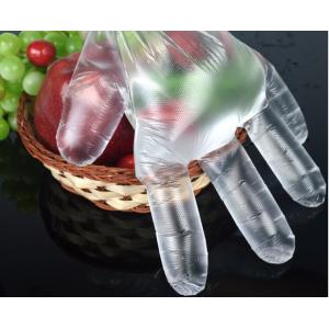 Practical high quality transparent disposable hdpe vinyl pe glove thickened