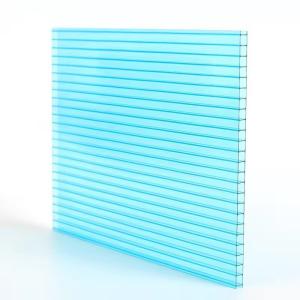 UV Protection Twin Wall Polycarbonate Panels , Multiwall Polycarbonate Roofing