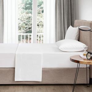 4 Piece 100% Cotton Luxury Soft Breathable Deep Pocket Bed Sheet Set with