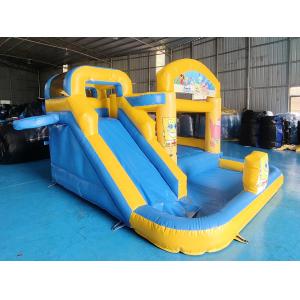 Commercial Fireproof Inflatable Combo SpongeBob SquarePants Bounce House With