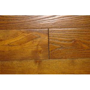 Hand scraped Mongolian teak engineered hardwood flooring