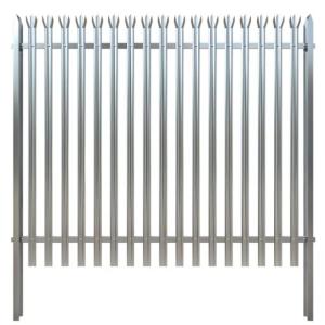 Highway Rot Proof Metal Palisade Fencing Galvanized Steel 6m Height