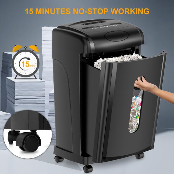 Buy 30L Bin Capacity Heavy Duty Paper Shredder For Office With Auto Reverse at wholesale prices
