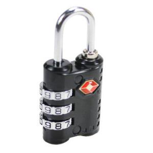 Quality TSA 3-digit travel bag zinc alloy lock for sale