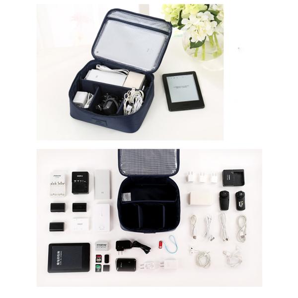 Easy Carry Travel Organizer Bag With PVC Transparent Waterproof Mesh Surface