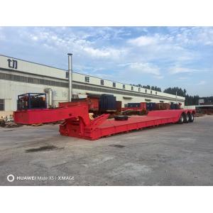 Flatbed Detachable Hydraulic Gooseneck Semi Dump Low Bed Trailer with Steel