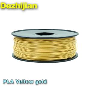 3D Printer Filament Pla 1.75 Mm / 3.0mm Yellow Color 1 Kg Weight