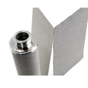 316L Stainless Steel Metallic Fiber Felt Filter Cartridge Use For Gas Dust
