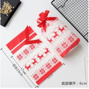Santa Claus Red Snowman 0.06mm CPE Candy Gift Bag