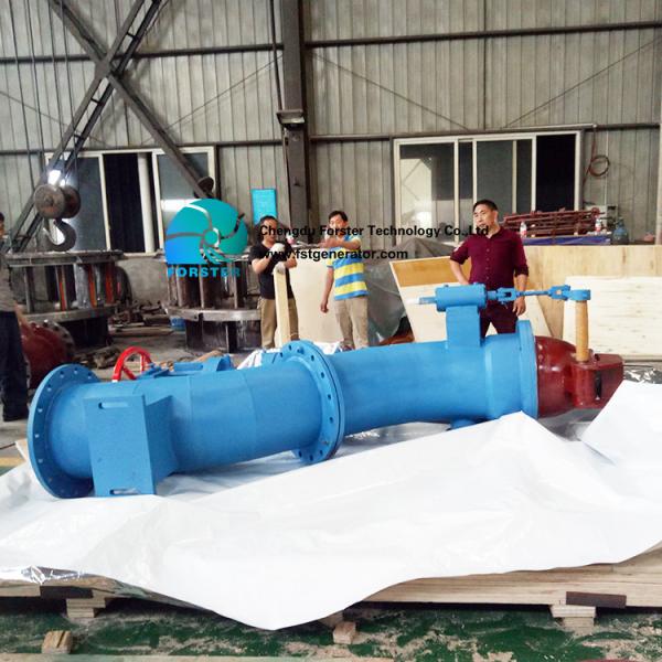 200kw Turgo Water Turbine With High Pressure Governor Butterfly Valve