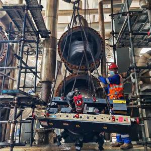 80 Inches Flange Milling Machine Flange Facer Equipment High Durability