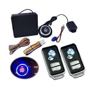 Universal Car Alarm One Button Smart start system with vehicle gps locator