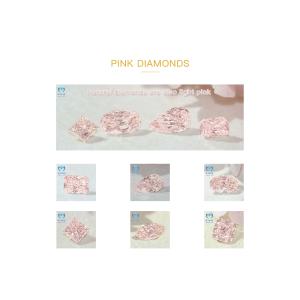 Eco Synthetic Heart Shape Lab Grown Pink Diamonds 2.53ct IGI Certificated