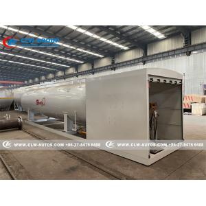 20cbm 10T LPG Skid Station With Cylinder Filling Scales And Flow Meter