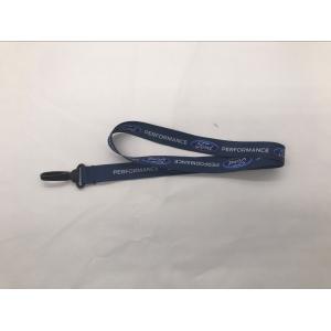 Promotion Neck Strap Dye Sublimation Lanyards For Card Holder , Black Color