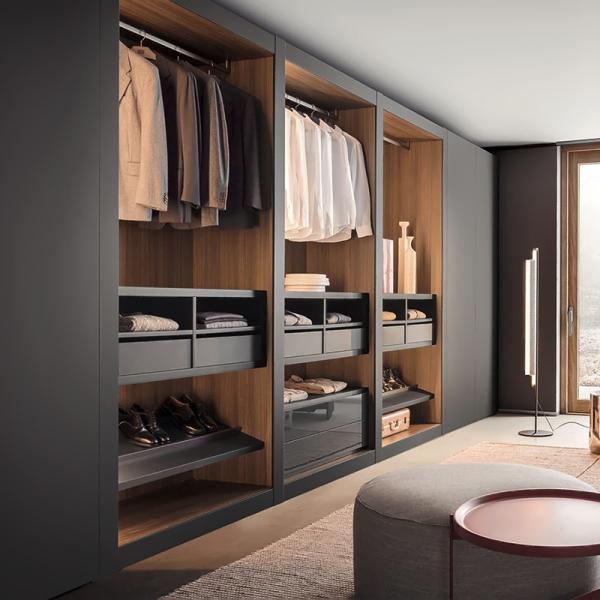 Professional Customized Modern Style Bedroom Wardrobes Closet with Laundry Function