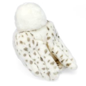 Head Rotatable White Feather Eagle Plush Toy 25cm