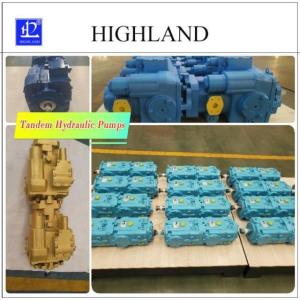 High Efficiency Hydraulic Tandem Pump For Silage Machine