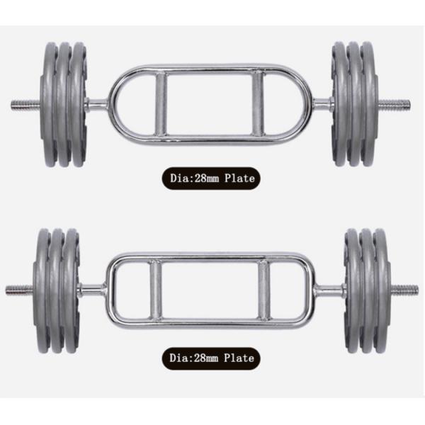 chrome 28mm dia handle barbell plate ,50mm dia olympic plate with weightlifting bar