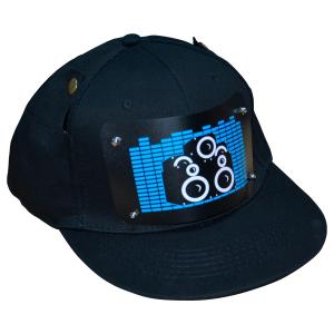 Buy cheap China supply customized flashing el hats music activated led caps with wireless from wholesalers