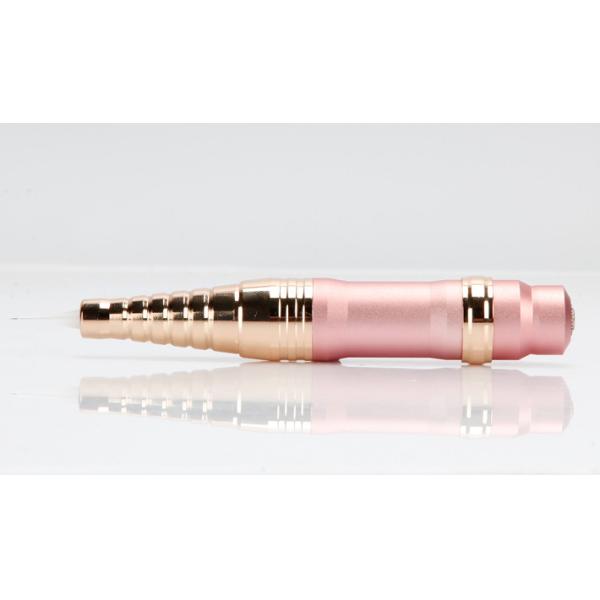 10V Gold Rotary Makeup Tattoo Machine / Semi Permanent Makeup Pen For Eyebrow And Lip