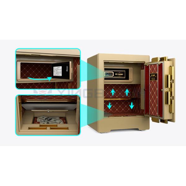 Dual Alarm Bank Digital Steel Security Safe Fingerprint Lock YB/ZY-58