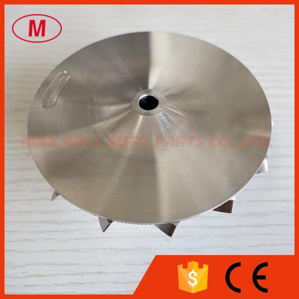 TD05 reverse 64.40/82.00mm 7+7 blades LEP style turbocharger milling/aluminum 2618/billet compressor wheel