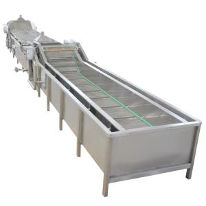 1500kg/Hour 4100KW Bubble Leaf Vegetable And Fruit Cleaner Machine