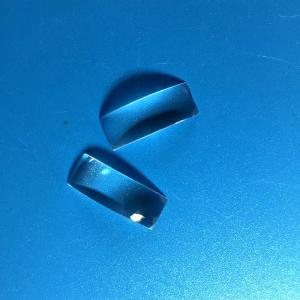 Custom BK7 Optical Glass Blanks Square Rectangle Convex Cylinder Lens