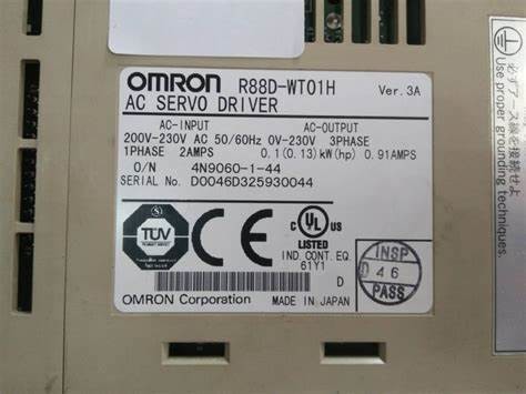 China OMRON R88D-GT01H SERVO DRIVER 1.16A 240V LOAD 100 W Analog/Pulse input type on sale