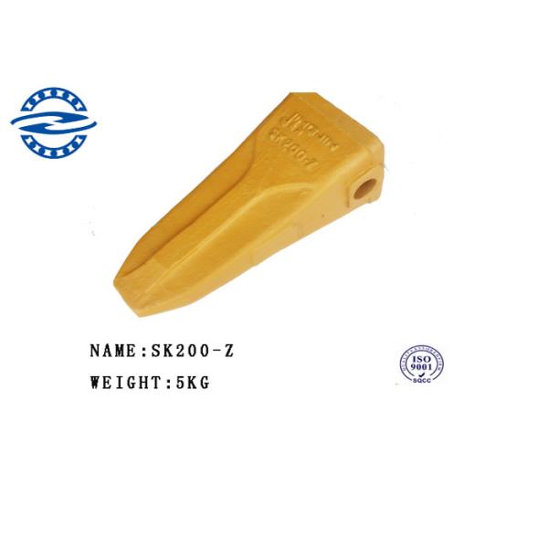 Buy Alloy Steel Excavators Spare Parts , Excavator Bucket Teeth SK200 SK210 SK230 at wholesale prices