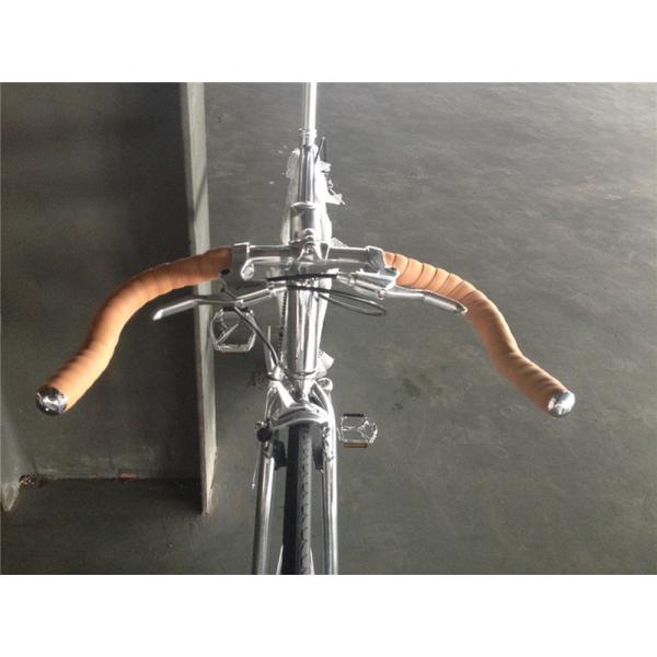 NO Foldable 700C Chrome Color Single Speed Adult Racing Fixie Bike from OEM Taiwan Parts