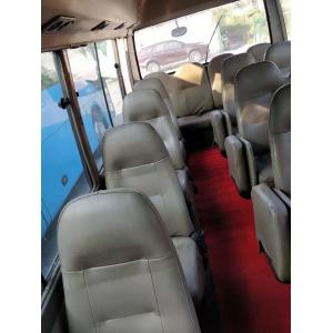 Used Toyota Coaster Bus 1HZ Engine Diesel Fuel Cozy 23 - 30 Seats 6 Cylinder