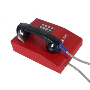 Full Keypad Cold Rolled Steel 4G Vandal Resistant Telephone
