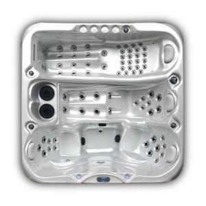 Exclusive High Back Large Designer Hot Tub With 2 Lounge Seat