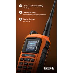 SenHaiX 8800 5W UHF VHF Walkie Talkie with 128 Channels