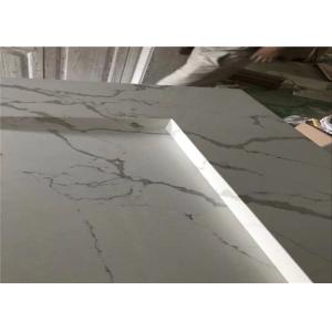 Modern House Prefab Kitchen Countertops Calacatta White Quartz Bar Top