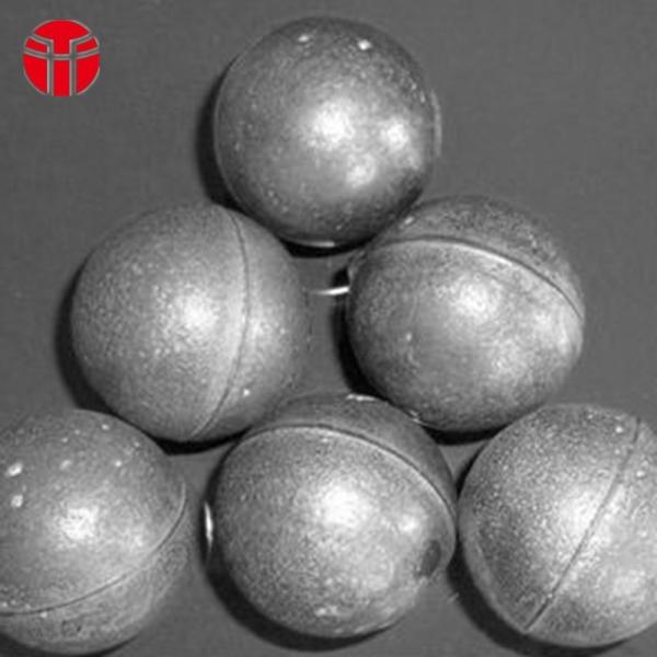 Dia 15 - 160mm Round Metal Ball , Low Chrome Steel Grinding Ball For Mining Cement Plant