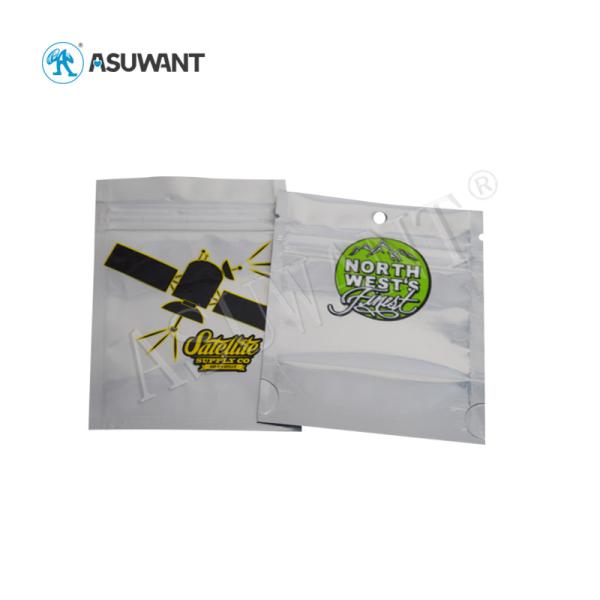 Buy Smell Proof Medical Weed Mylar Bags Aluminum Foil 110-130 Mic Sealed With Lock at wholesale prices