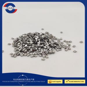 China HRA92 HRA93 tungsten saw tips Cemented Carbide Tool Tips For Cold Saw Making on sale