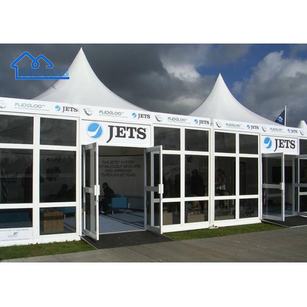 Custom Color PVC Aluminum Frame Marquee Pagoda Tent Snow Load 75kg/Sqm