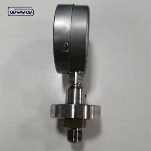 All Stainless Steel Indicator Pressure Gauge With Flange CE Approved