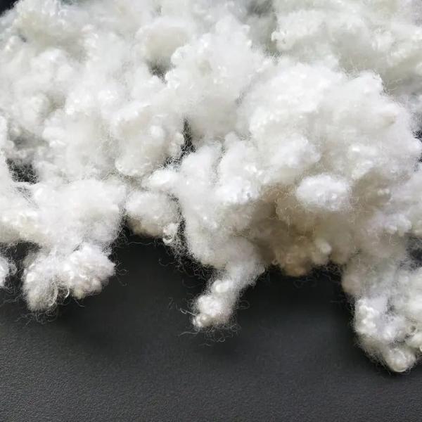 Medium Crimp Polyester Staple Fiber AA Grade Black Fiber For Textile Manufacturi