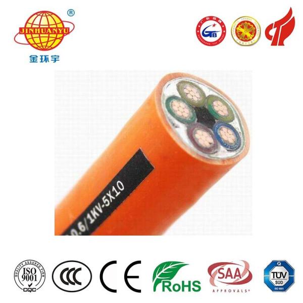 Fireproof Fire Resistance Cable , Solid Copper Power Cable Mineral Insulated